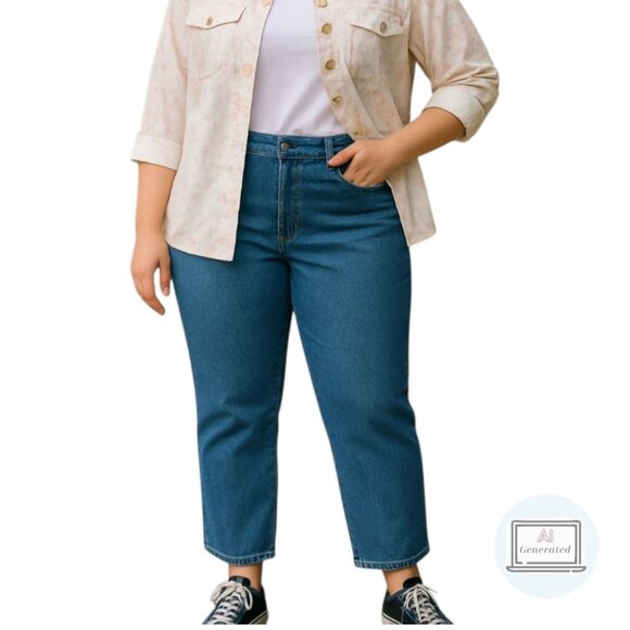 Duluth Trading Womens Jeans Straight Leg Relax Fit Mid Rise Stretch Size 16 - Picture 1 of 12